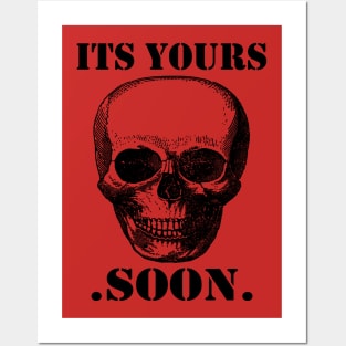 its your skull Posters and Art